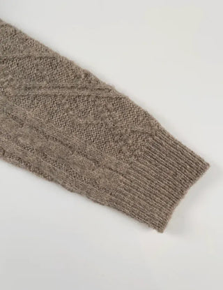 Fore Round Neck Cable Knit