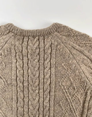 Fore Round Neck Cable Knit