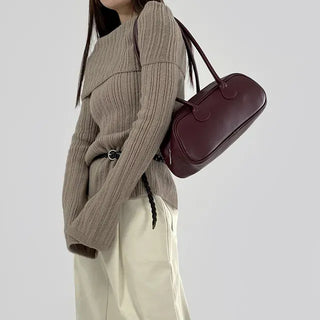 Ginger Off-Shoulder Ribbed Knit