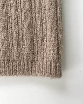 Ginger Off-Shoulder Ribbed Knit