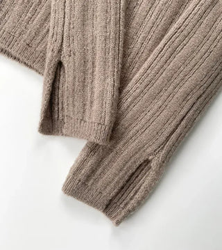 Ginger Off-Shoulder Ribbed Knit