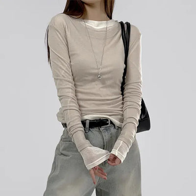 Miv Layered Long Sleeve Tee
