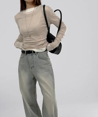 Miv Layered Long Sleeve Tee