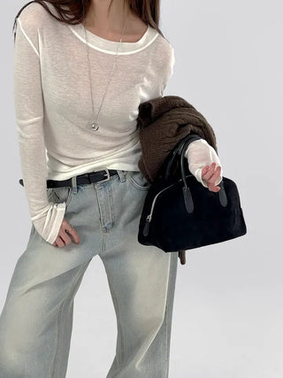 Miv Layered Long Sleeve Tee