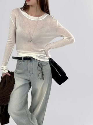 Miv Layered Long Sleeve Tee