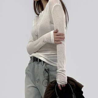 Miv Layered Long Sleeve Tee