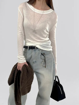 Miv Layered Long Sleeve Tee