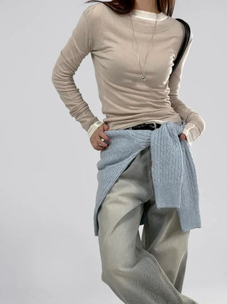 Miv Layered Long Sleeve Tee