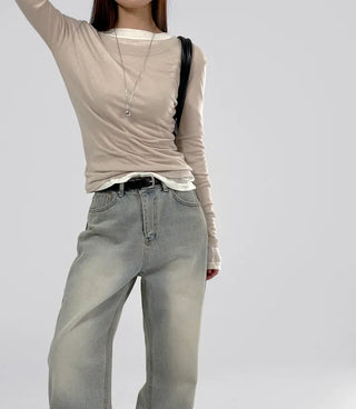 Miv Layered Long Sleeve Tee