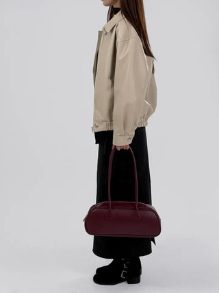 Lenny Single Collar Leather Jacket