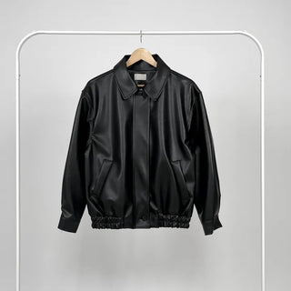 Lenny Single Collar Leather Jacket
