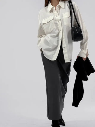 Le Mans Maxi Long Skirt