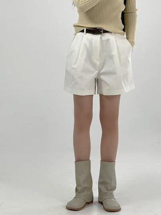 Elma Pintuck Cotton Half Pants