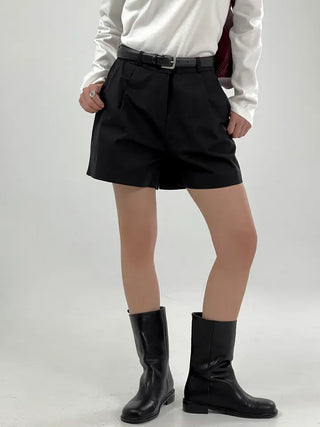 Elma Pintuck Cotton Half Pants