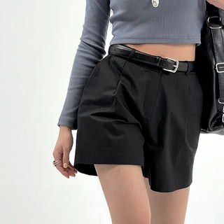 Elma Pintuck Cotton Half Pants