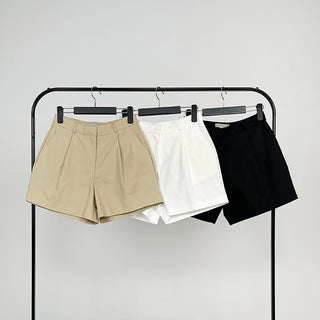 Elma Pintuck Cotton Half Pants