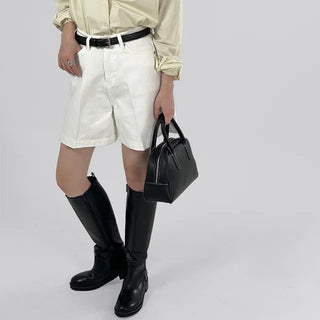 Claw part wide shorts