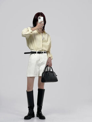 Claw part wide shorts