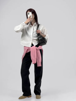 Leba Semi-Wide Denim Pants