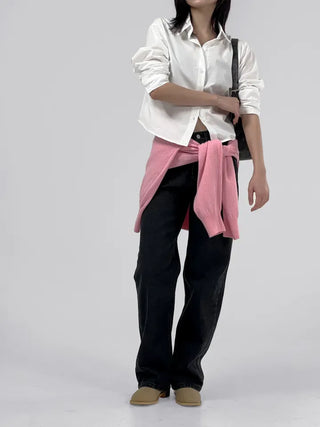 Leba Semi-Wide Denim Pants