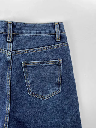 Leba Semi-Wide Denim Pants