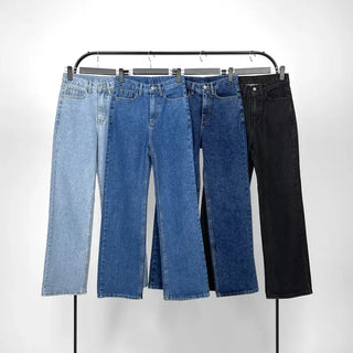 Leba Semi-Wide Denim Pants