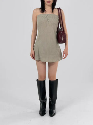 Forming Tube Top Mini Dress