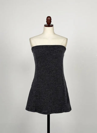 Forming Tube Top Mini Dress