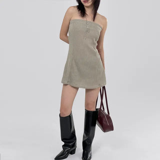 Forming Tube Top Mini Dress