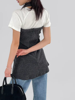 Forming Tube Top Mini Dress