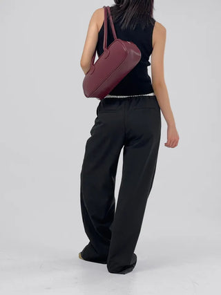 Allen Contrast Elastic Waist Slacks