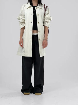 Allen Contrast Elastic Waist Slacks