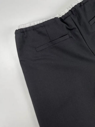 Allen Contrast Elastic Waist Slacks