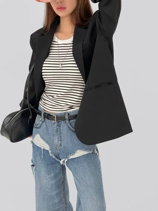 Maje Striped Sleeveless Cap