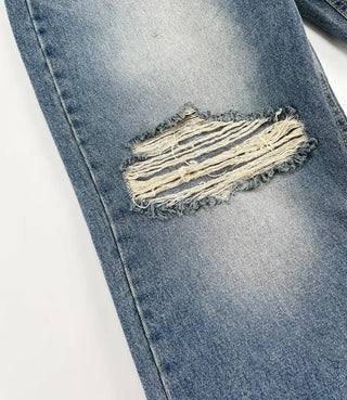 Hain Wide Distressed Denim Pants