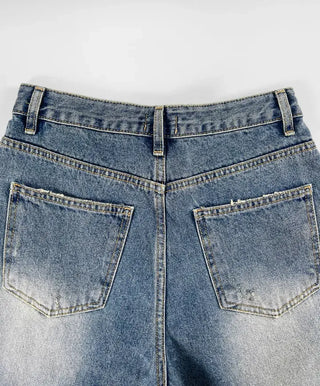 Hain Wide Distressed Denim Pants