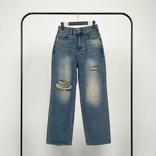 Hain Wide Distressed Denim Pants
