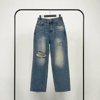 Hain Wide Distressed Denim Pants