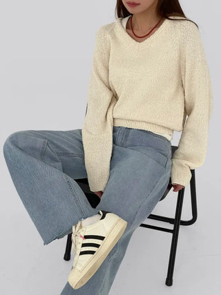 Tease Waist Cut Denim Pants