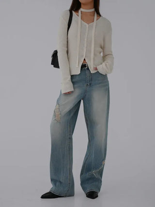 Nellu Vintage Denim Pants