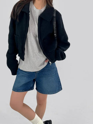 Lee Know Denim Cropped Pants