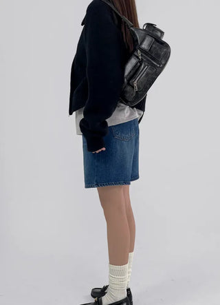 Lee Know Denim Cropped Pants