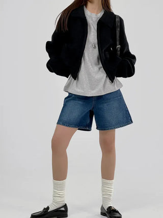 Lee Know Denim Cropped Pants