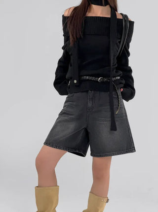 Lee Know Denim Cropped Pants