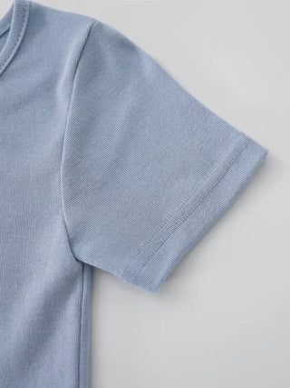 Hanu Round Neck Basic Short Sleeve Tee
