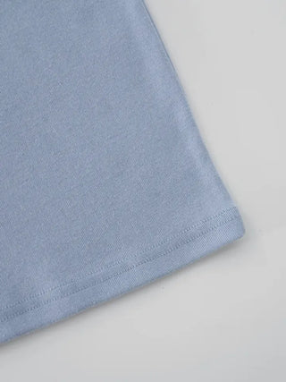 Hanu Round Neck Basic Short Sleeve Tee