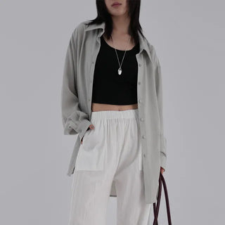 Chani Oversized Tencel Shirt