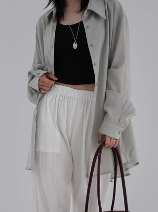 Chani Oversized Tencel Shirt