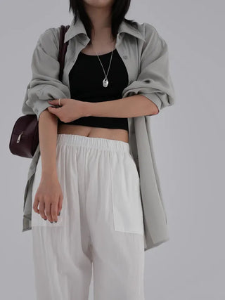 Chani Oversized Tencel Shirt