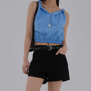 Blin Crop Twist Blouse